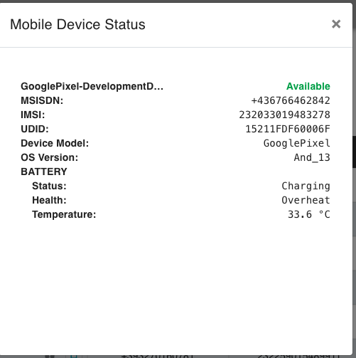 Active Device Status