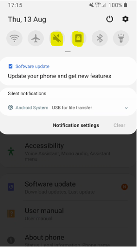 Samsung Developer options setting 3