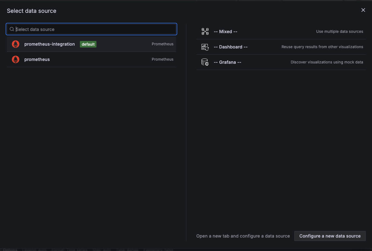 Select Data Source