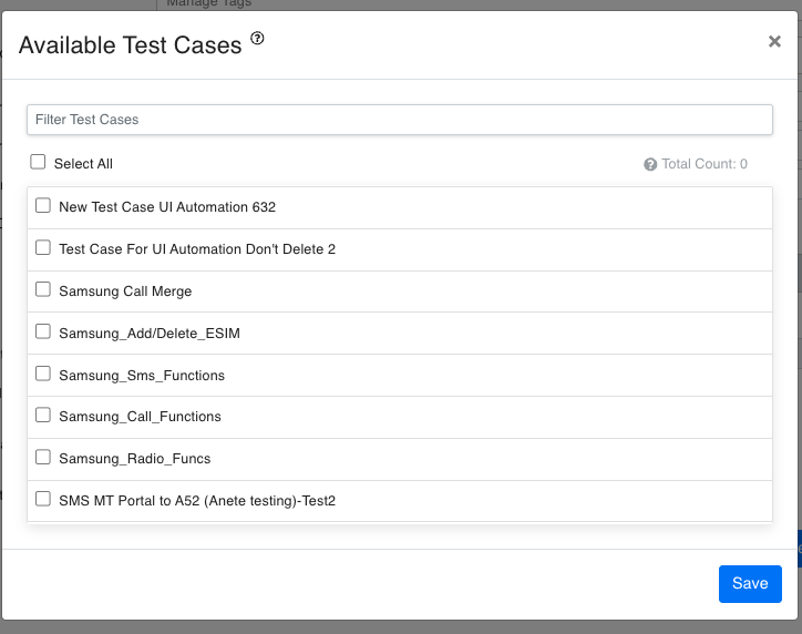 Assign Test Case